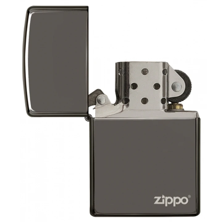  Zippo Negro Con Logo 3