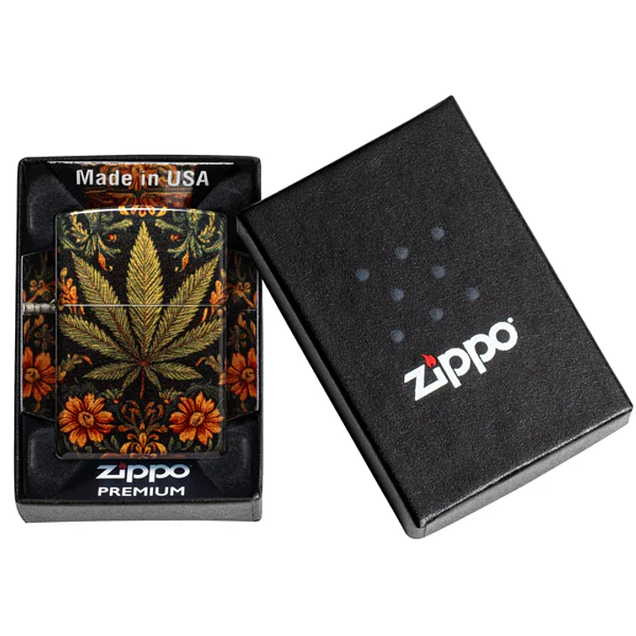  Enc Zippo Cannabis Tapiz 540 Grado 1