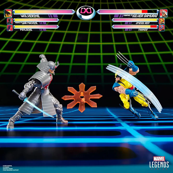 Figura Colección  Wolverine Vs Marvels Silver Samura 8