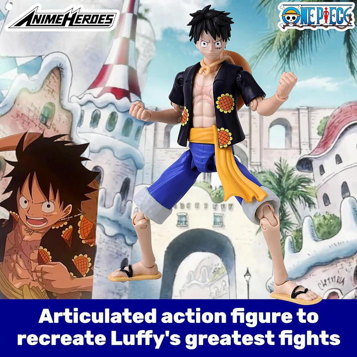 Figura Colección  One Piece Monkey D Uffy Dressr 8 2