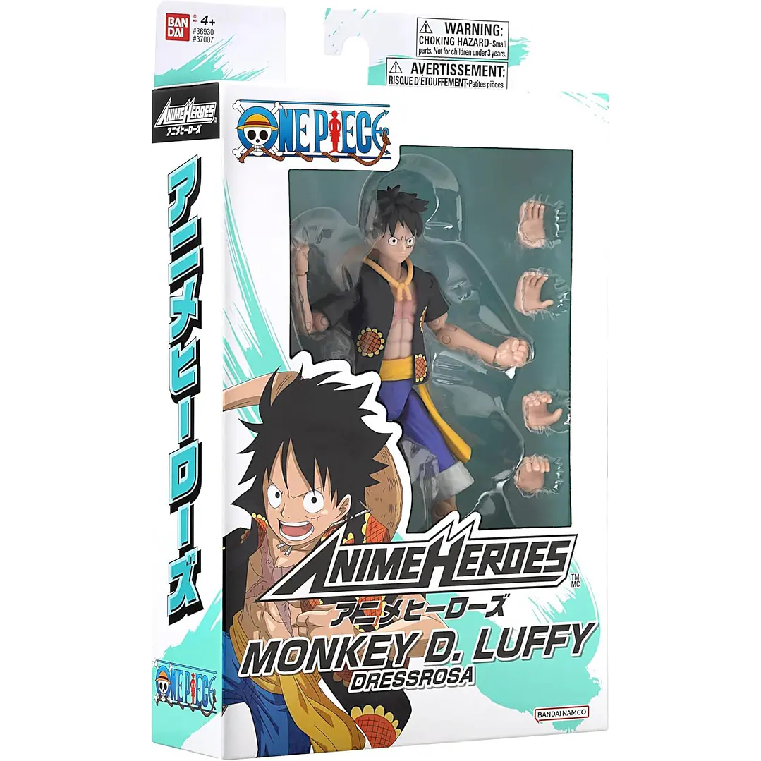 Figura Colección  One Piece Monkey D Uffy Dressr 8 3