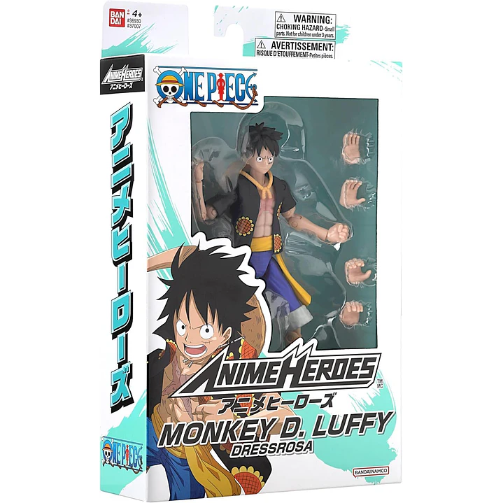 Figura Colección  One Piece Monkey D Uffy Dressr 8 3