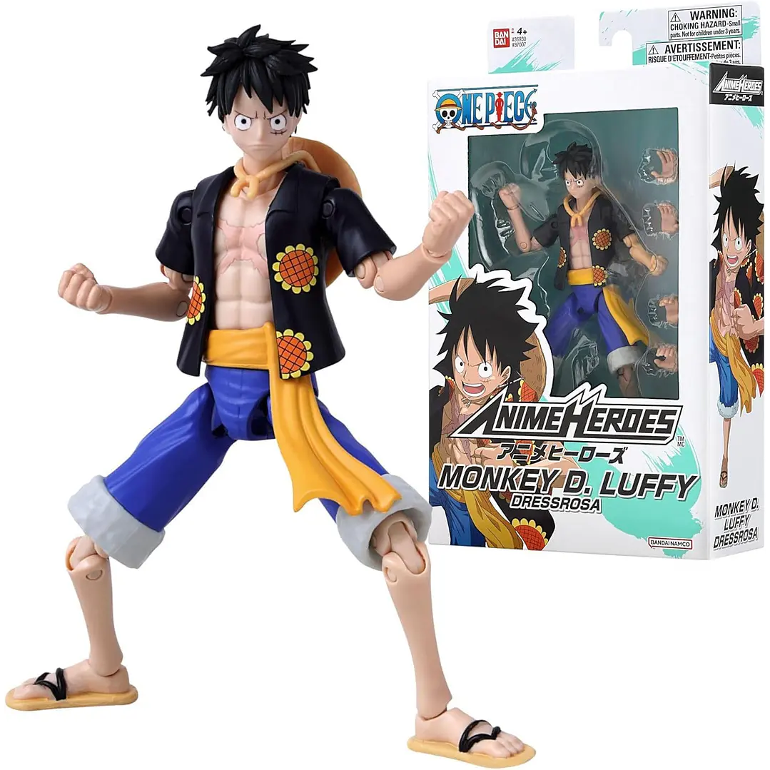 Figura Colección  One Piece Monkey D Uffy Dressr 8 1