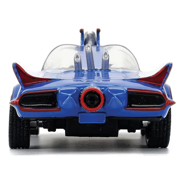 Figura Colección  Batimovil Clasico Color Azul 1/32 4