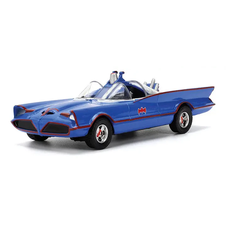 Figura Colección  Batimovil Clasico Color Azul 1/32 3