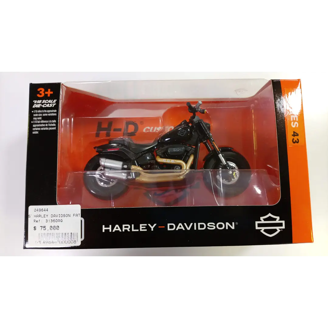  Moto  Harley Davidson Fat Bob 1/18 1
