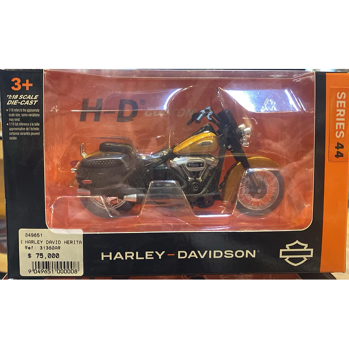Moto  Harley David Heritage Classic 2023 1/18 1