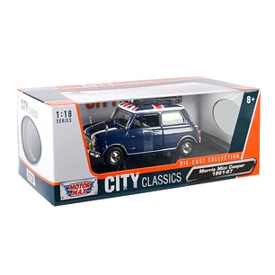 Carro Colección  1961-67 Morris Mini Cooper-Roof 1/18