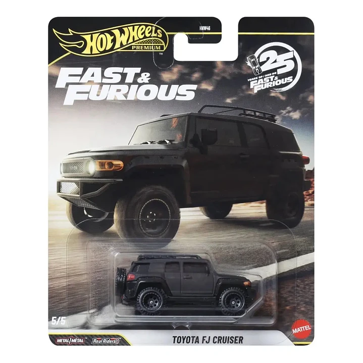 Carro Colección  Toyota Fj Cruiser In Flat Black1/64 1