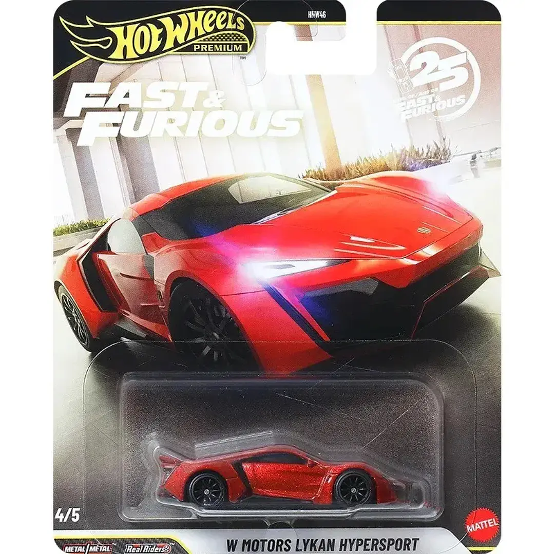 Carro Colección  W Motors Lykan Hypersport Red1/64 1