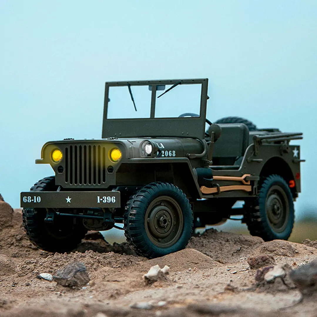 Vehículo Control Remoto Rc Jeep Willys 4Wd 1/10 3