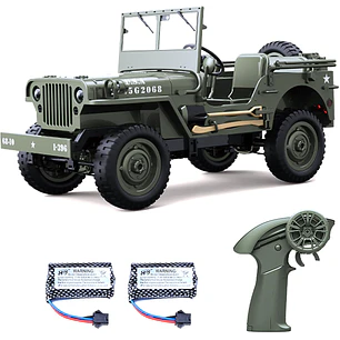 Vehículo Control Remoto Rc Jeep Willys 4Wd 1/10