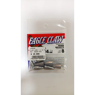  Plomo gusanos   1/4 Oz Paquete x 8