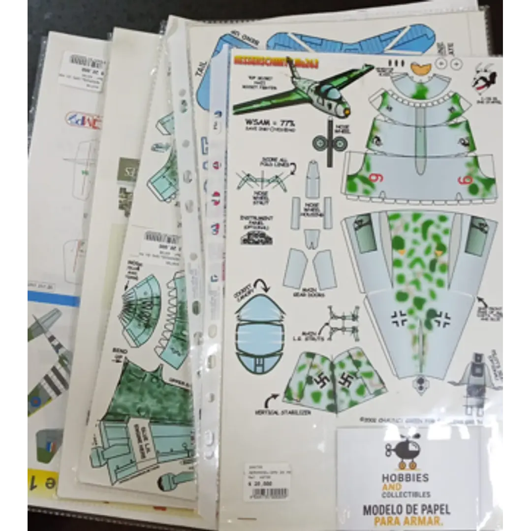 Para armar Aeromodelismo En Papel Varios 1