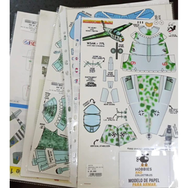 Para armar Aeromodelismo En Papel Varios 1
