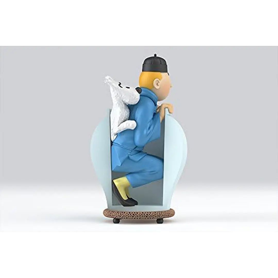 Figura Colección  Tintín Y Milú En El Jarrón Chino 2