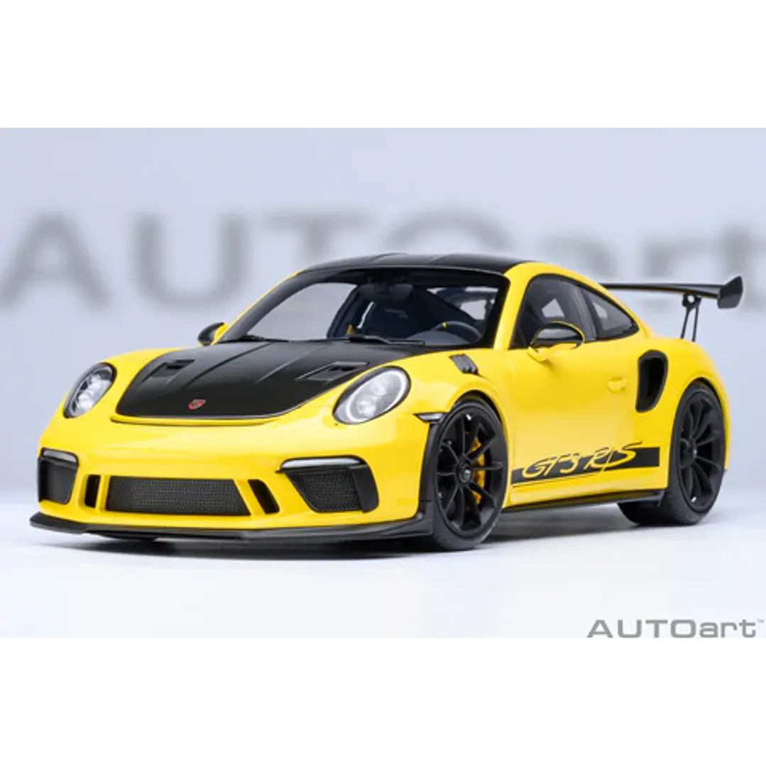 Carro Colección  PORSCHE 911 (991.2) GT3 RS WEISSACH PACKAGE, RACING YELLOW 2