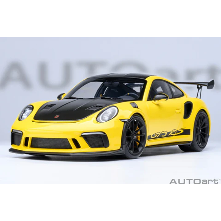 Carro Colección  PORSCHE 911 (991.2) GT3 RS WEISSACH PACKAGE, RACING YELLOW 2
