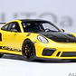 Carro Colección  PORSCHE 911 (991.2) GT3 RS WEISSACH PACKAGE, RACING YELLOW - Miniatura 3