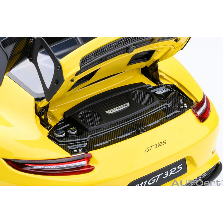 Carro Colección  PORSCHE 911 (991.2) GT3 RS WEISSACH PACKAGE, RACING YELLOW 5