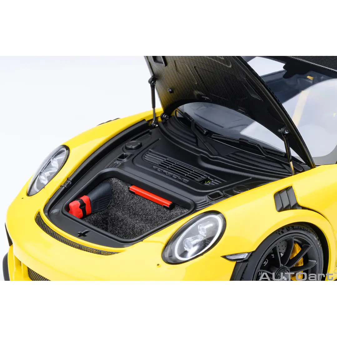 Carro Colección  PORSCHE 911 (991.2) GT3 RS WEISSACH PACKAGE, RACING YELLOW 6