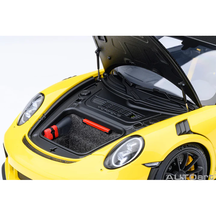 Carro Colección  PORSCHE 911 (991.2) GT3 RS WEISSACH PACKAGE, RACING YELLOW 6