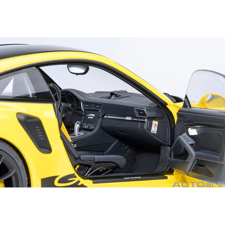 Carro Colección  PORSCHE 911 (991.2) GT3 RS WEISSACH PACKAGE, RACING YELLOW 7
