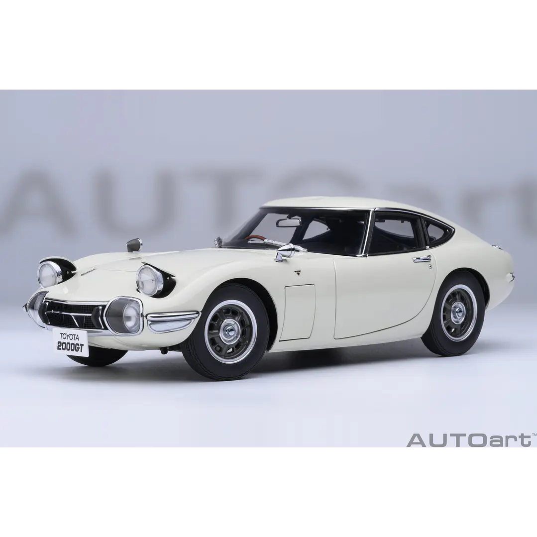 Carro Colección  Toyota 2000Gt 1967 White1/18 1