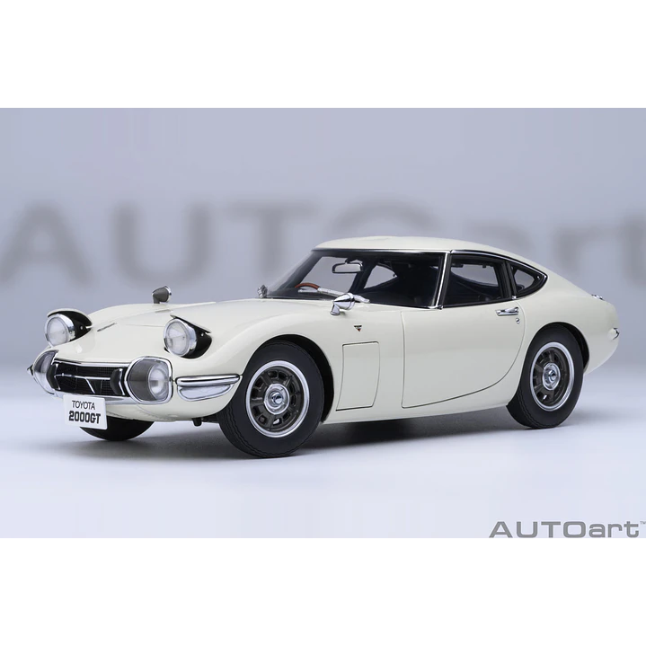 Carro Colección  Toyota 2000Gt 1967 White1/18 1