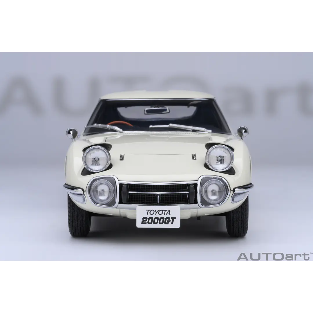 Carro Colección  Toyota 2000Gt 1967 White1/18 2