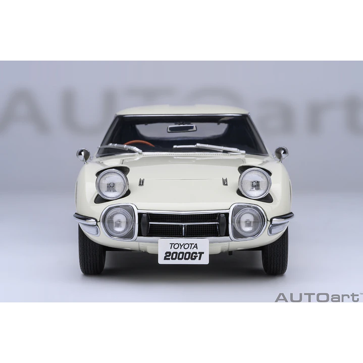 Carro Colección  Toyota 2000Gt 1967 White1/18 2