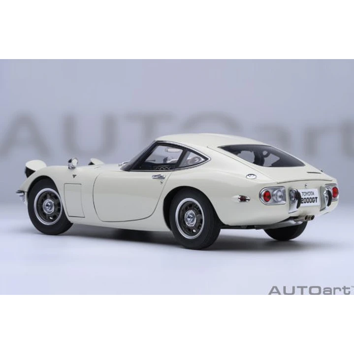 Carro Colección  Toyota 2000Gt 1967 White1/18 6