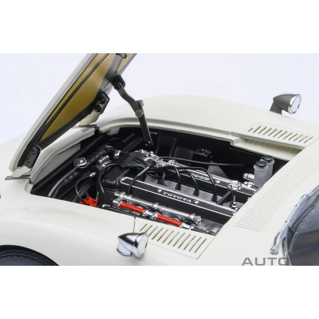 Carro Colección  Toyota 2000Gt 1967 White1/18 9