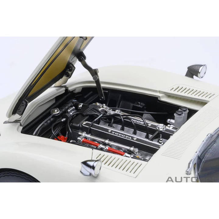 Carro Colección  Toyota 2000Gt 1967 White1/18 9