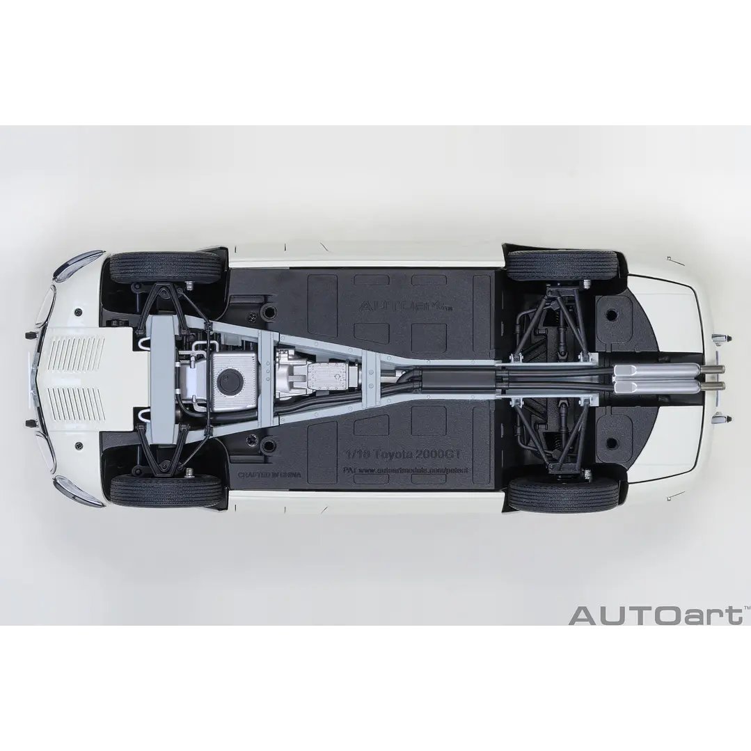 Carro Colección  Toyota 2000Gt 1967 White1/18 17