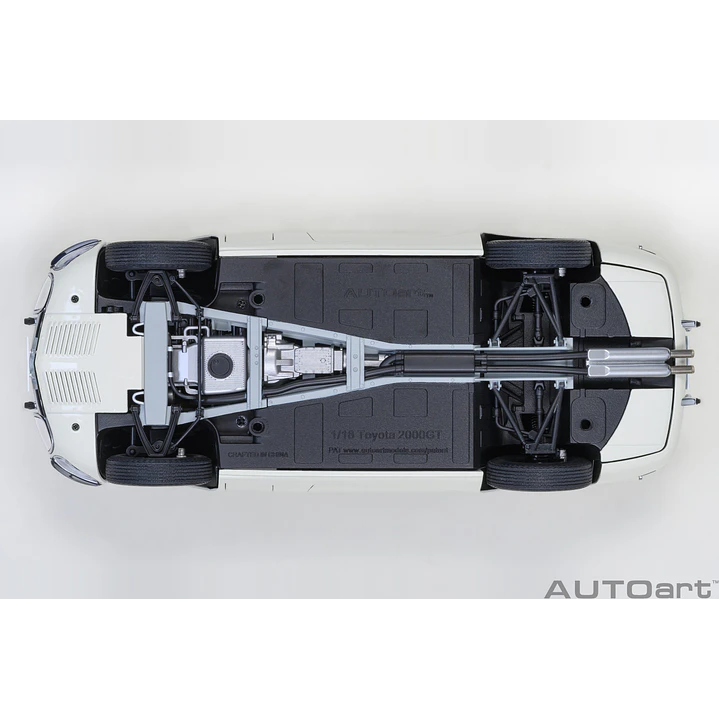 Carro Colección  Toyota 2000Gt 1967 White1/18 17