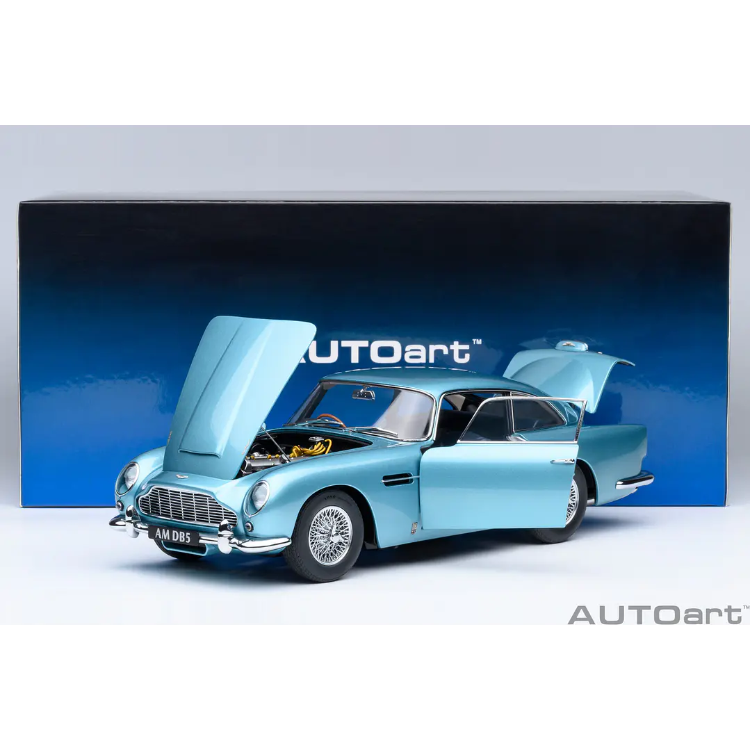 Carro Colección   ASTON MARTIN DB5, CARIBBEAN PEARL/BLUE 1