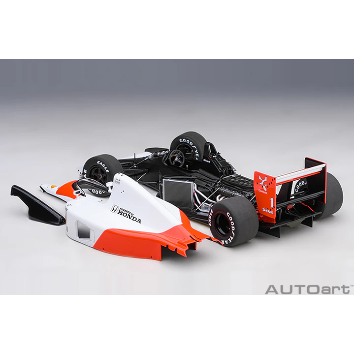 Carro Colección   MCLAREN HONDA MP 4/6 JAPANESE GP 1991 A. SENNA #1 1/8 4