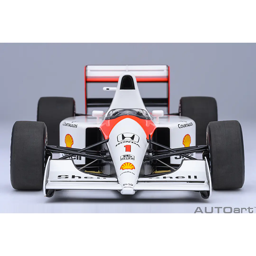 Carro Colección   MCLAREN HONDA MP 4/6 JAPANESE GP 1991 A. SENNA #1 1/8 2