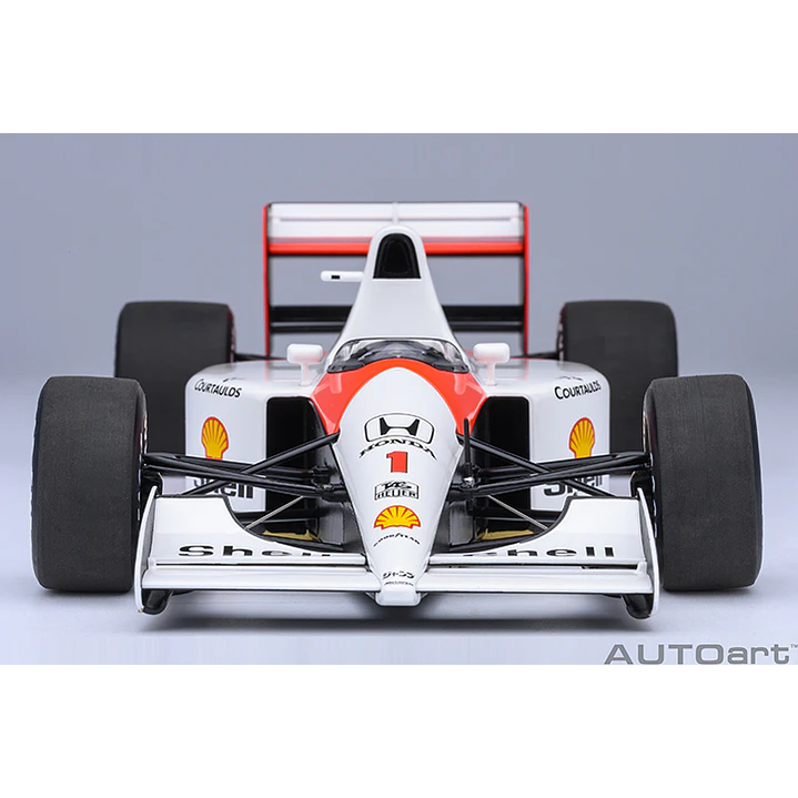 Carro Colección   MCLAREN HONDA MP 4/6 JAPANESE GP 1991 A. SENNA #1 1/8 2