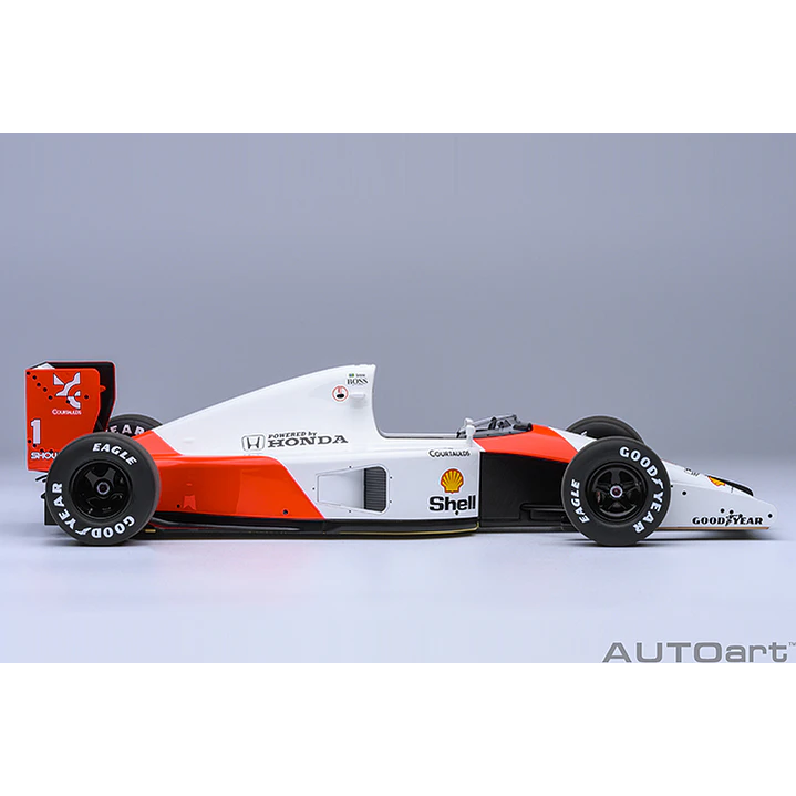 Carro Colección   MCLAREN HONDA MP 4/6 JAPANESE GP 1991 A. SENNA #1 1/8 8