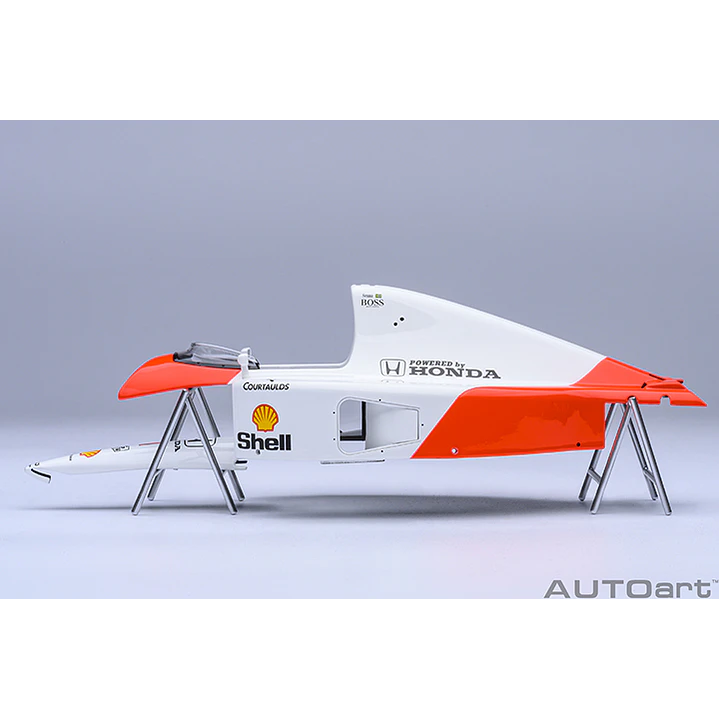 Carro Colección   MCLAREN HONDA MP 4/6 JAPANESE GP 1991 A. SENNA #1 1/8 5