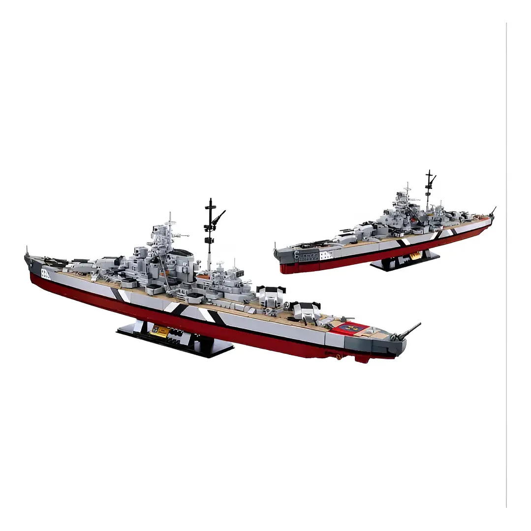 Barco para Armar Bismarck 2En1 1849Pcs 5