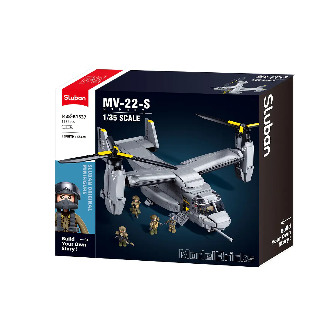 Para armar Mv-22 Osprey 1142Pcs 1/44 1