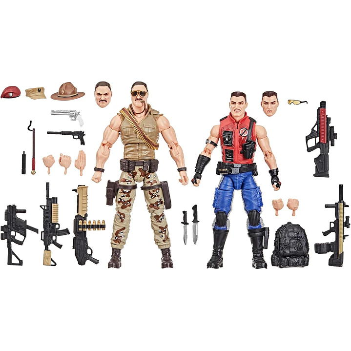 Figura Colección  173Sgt Slaughter & Felix Mercer G.I 2
