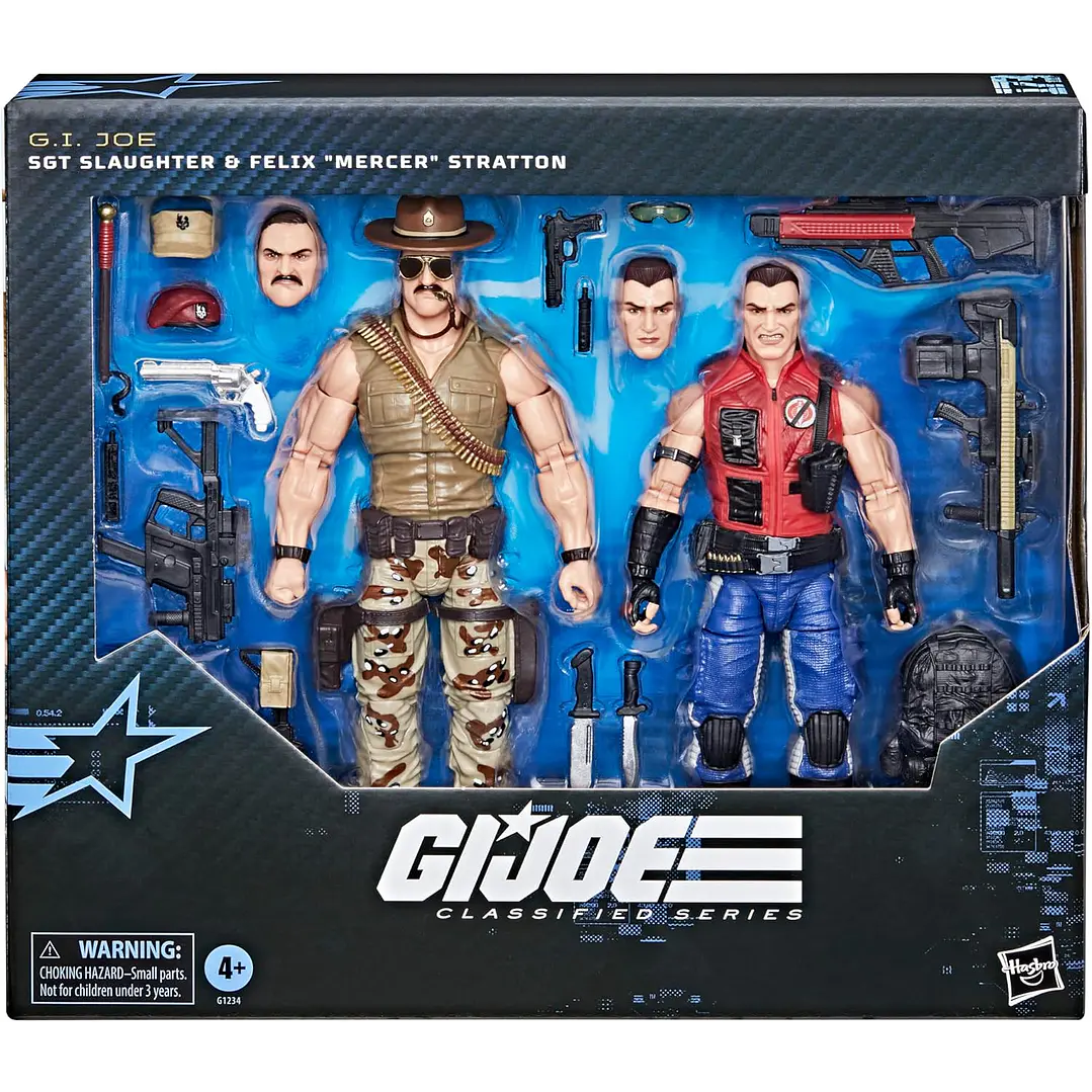 Figura Colección  173Sgt Slaughter & Felix Mercer G.I 1