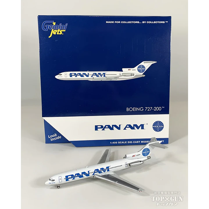 Avión Colección  Pan Am Boeing 727-200 Adv R 1/400 1