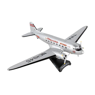 Avión Colección  Postage Stamp series TWA Douglas DC-3 1/144