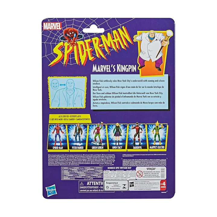 Figura Colección  Spider-Man Retro Comics  Kingpi 2