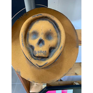  Sombrero En Paño Calavera 